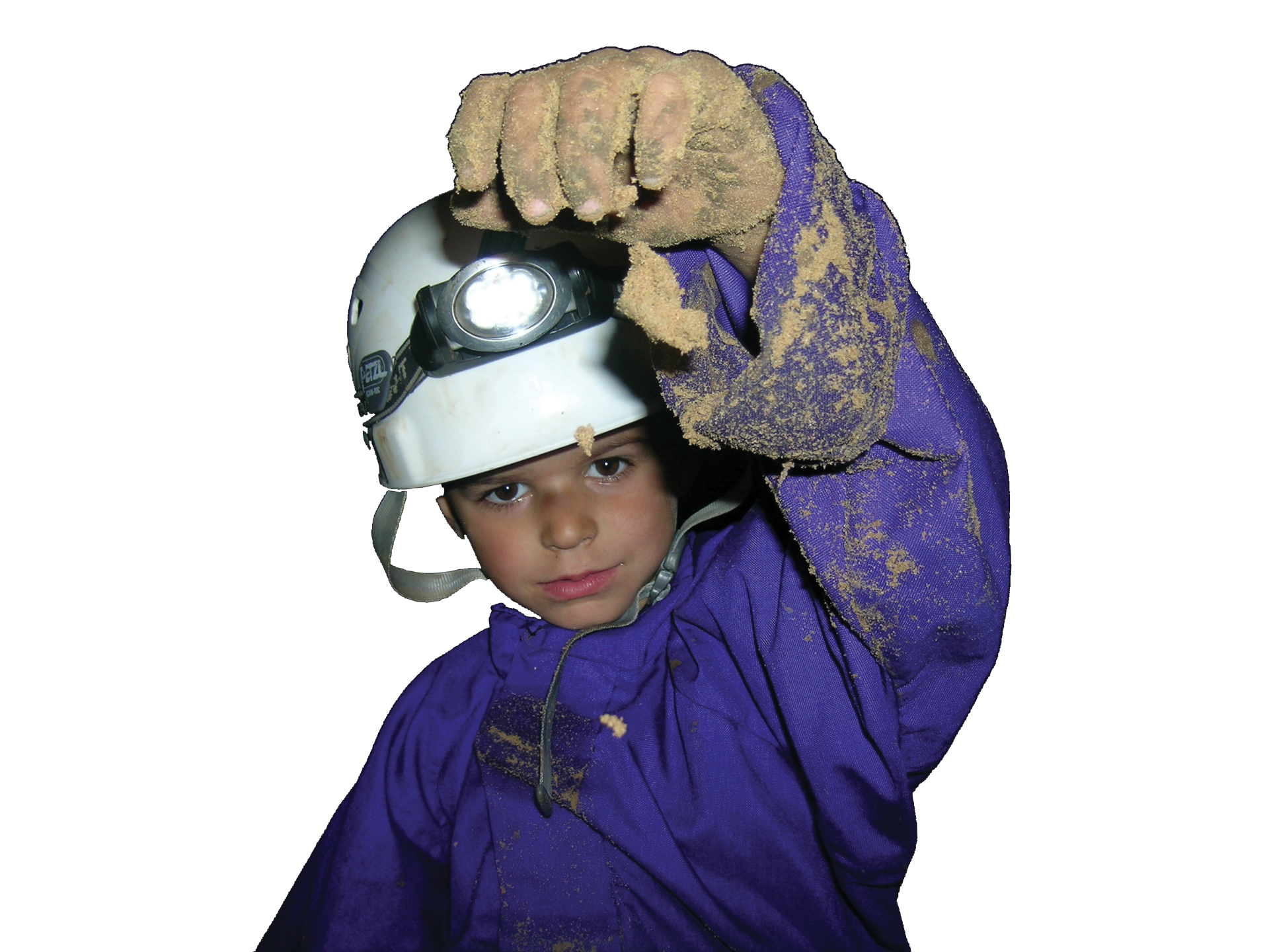Enfant dans la Foux de Sainte-Anne